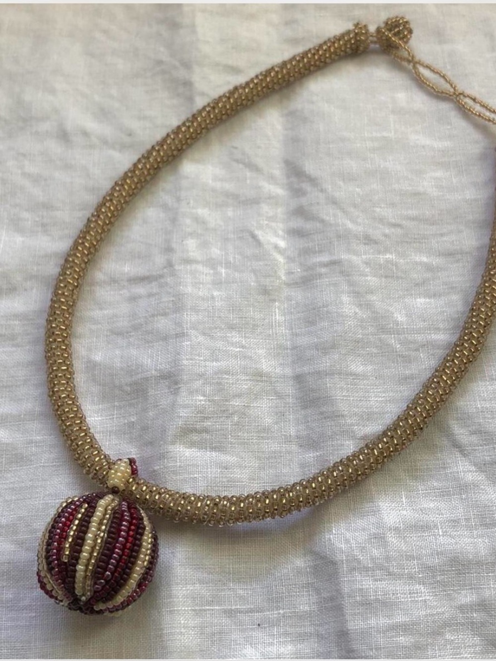Y2K Oversized Beaded choker necklace